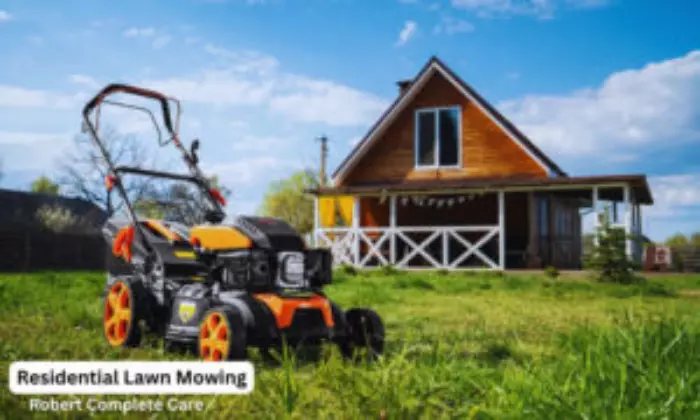Residential lawn moving