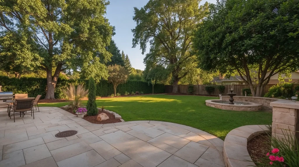 backyard landscape service
