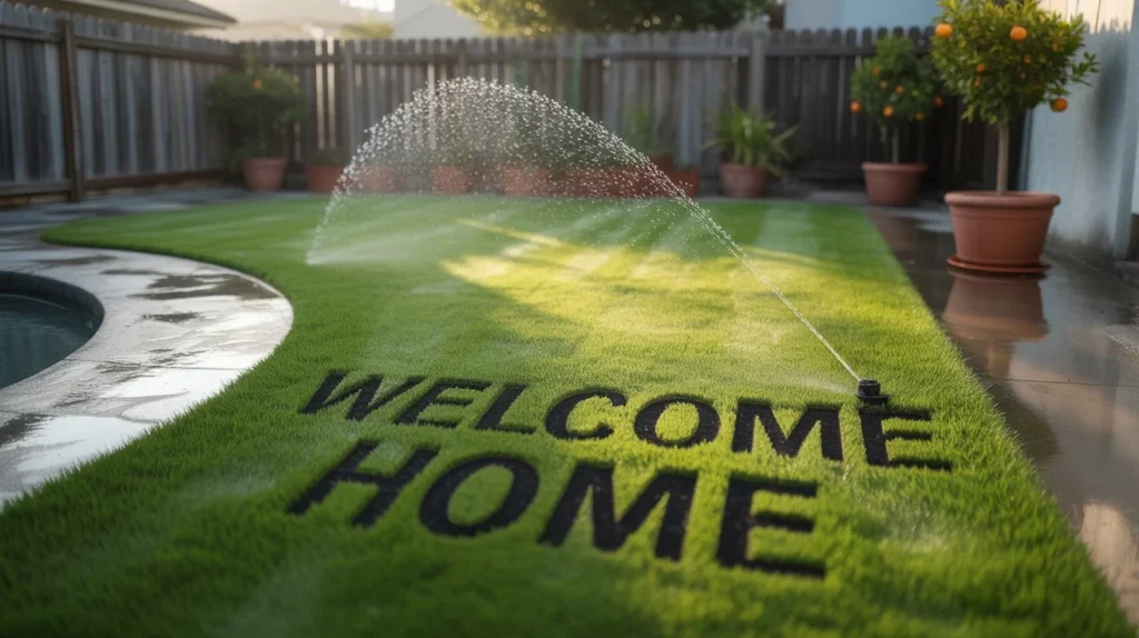 how much to water new turf