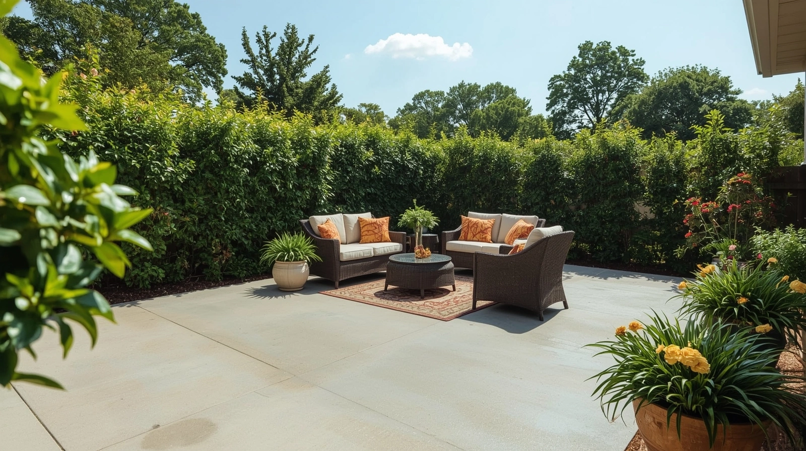 How to Clean a Concrete Patio