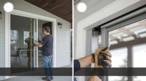 how to install a sliding patio screen door